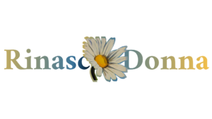 logo Rinasco Donna con un amargherita al centro
